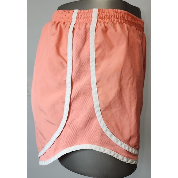 Women's Nike Dri-Fit Modern Tempo Running Shorts Peach Pink Medium Lined Athleti - Picture 3 of 9